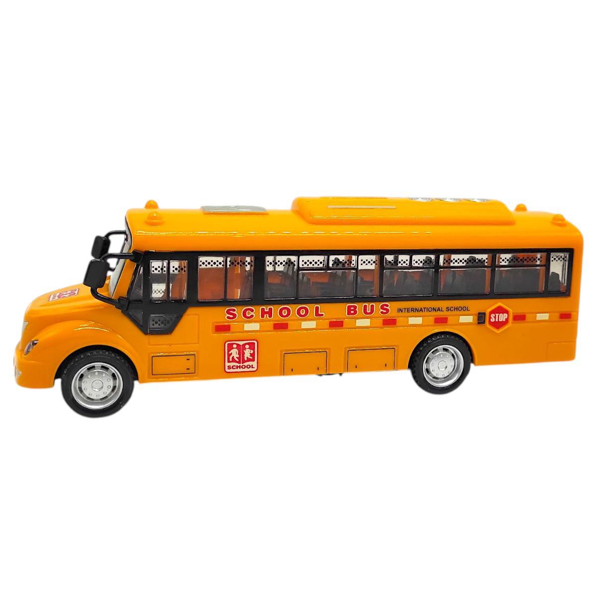 Машинка пластикова "Автобус ШКІЛЬНИЙ"  фото 1