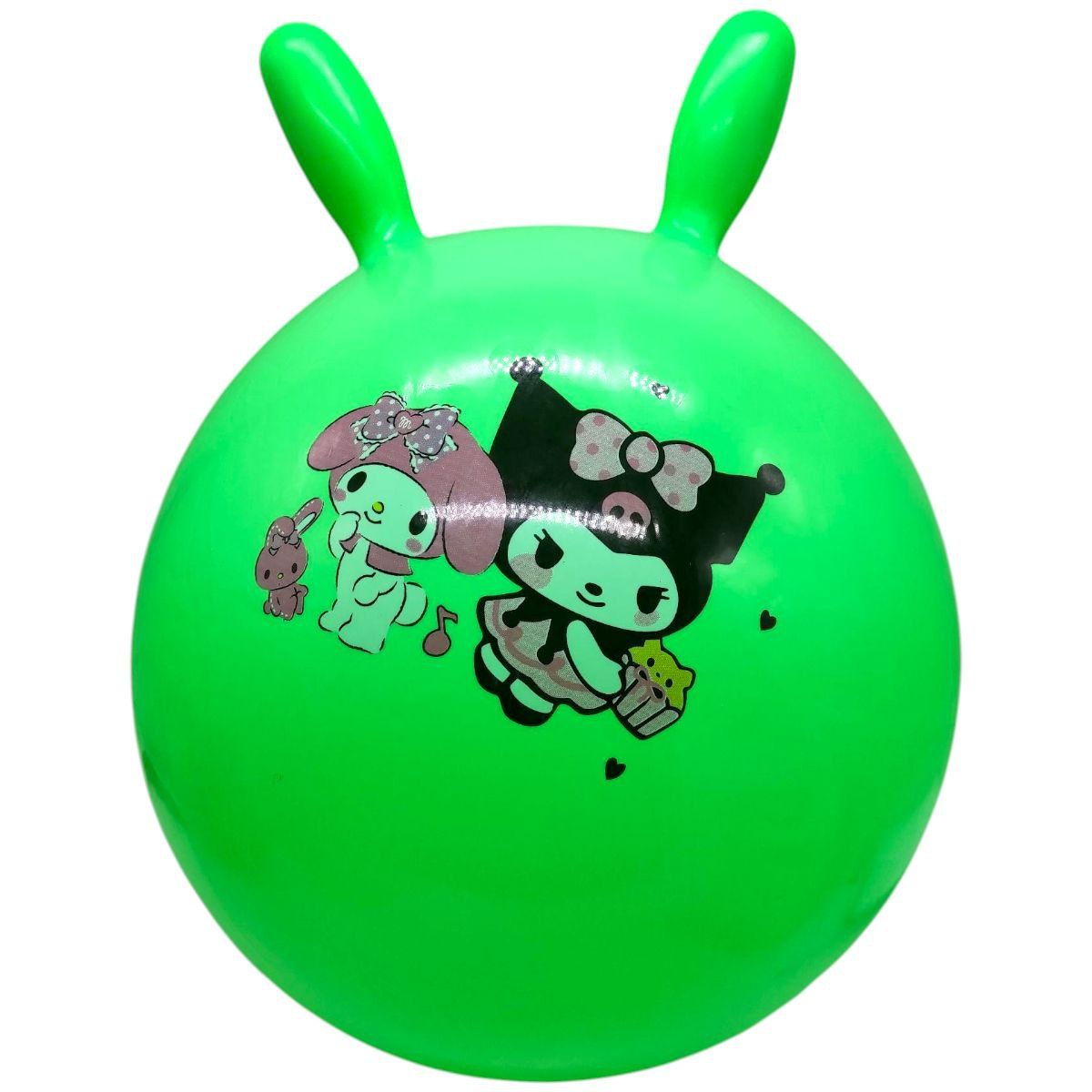 М`яч для фітнесу (фітбол) діаметр 45 см КУРОМІ (ЗЕЛЕНИЙ)  фото 1