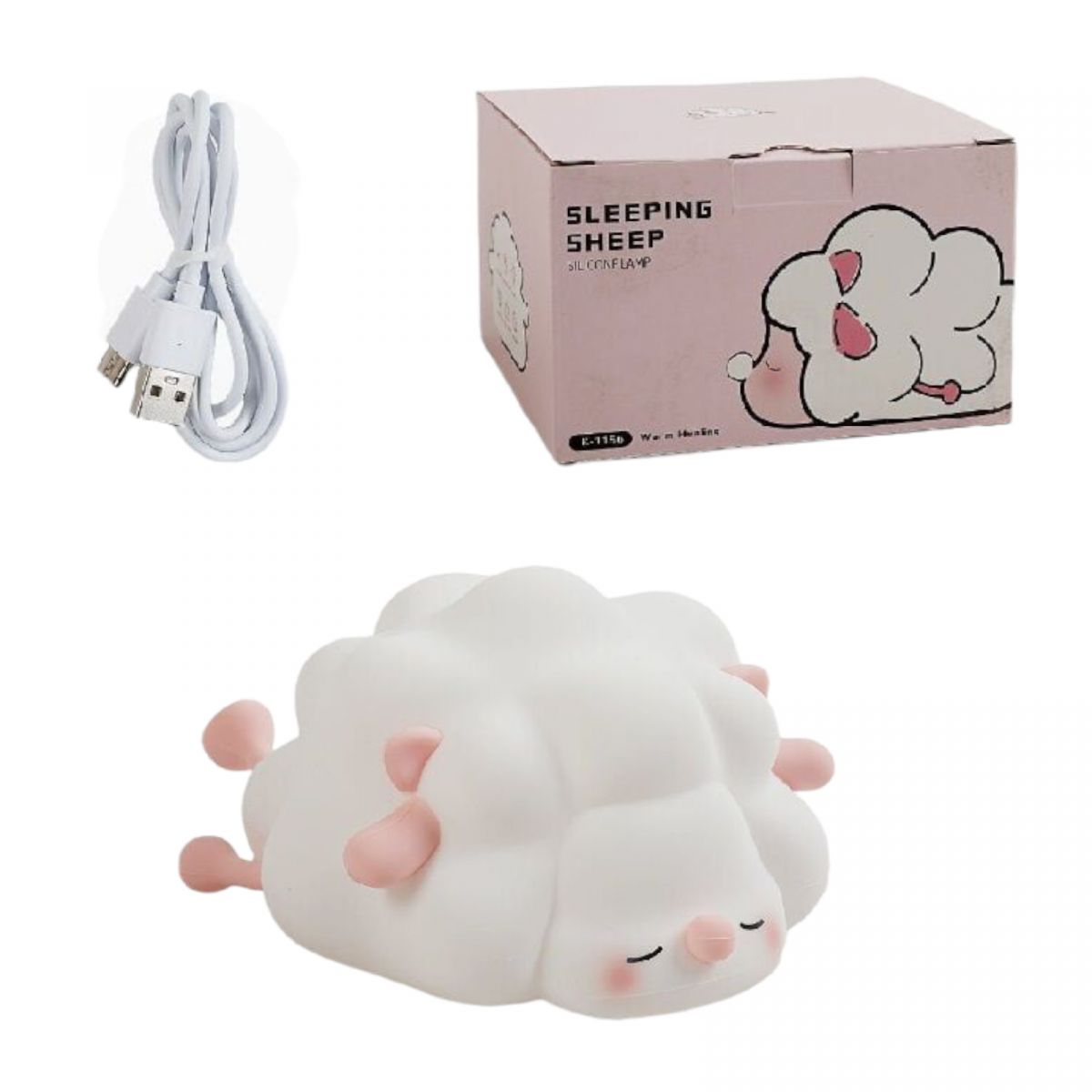 Ночник ОВЕЧКА (РОЗОВАЯ)  фото 1