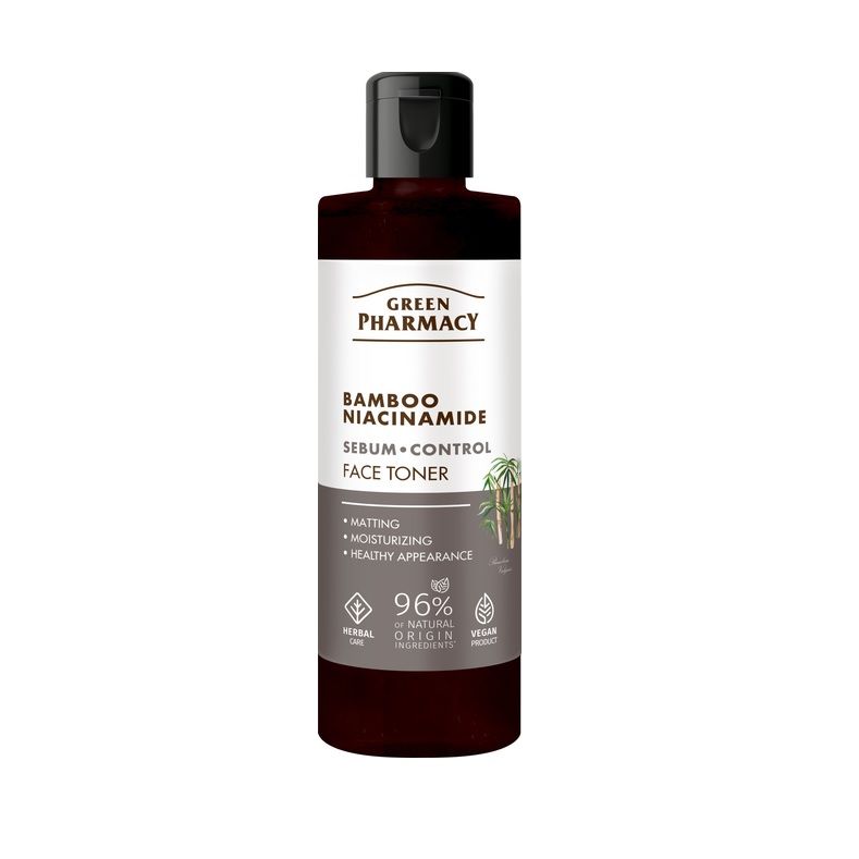 Green Pharmacy Тонік для обличчя Бамбук + Ніацинамід, 200мл  фото 1