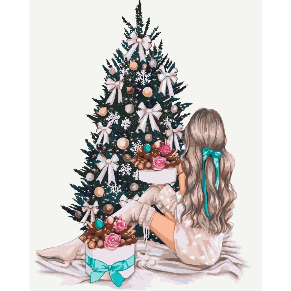 Картина за номерами "Новорічний затишок" 40x50 см  фото 1