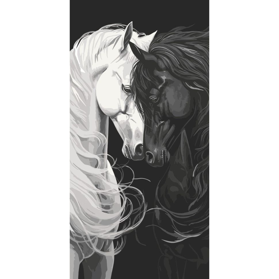 Картина за номерами "Світло і тінь" 40х80 см  фото 1