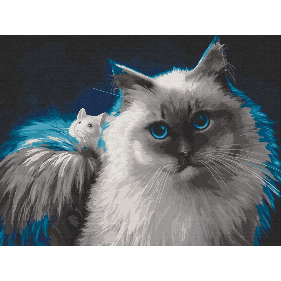 Картина за номерами "Цікава дружба" 40х50 см  фото 1