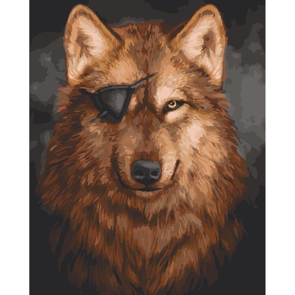 Картина за номерами "Вервольф" 40х50 см  фото 1