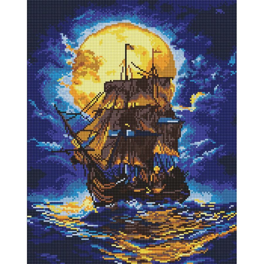 Алмазна мозаїка "Там, де небо зустрічає море" 40х50 см  фото 1