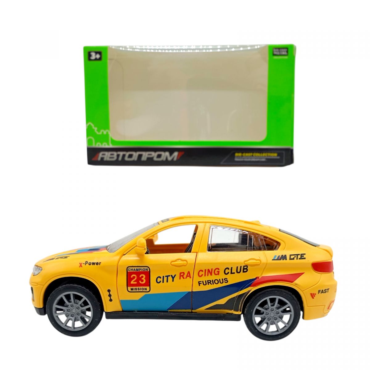 АВТОПРОМ Х6 (ЖЕЛТАЯ) (кор.  16*7х10х6*6 см. )  фото 1