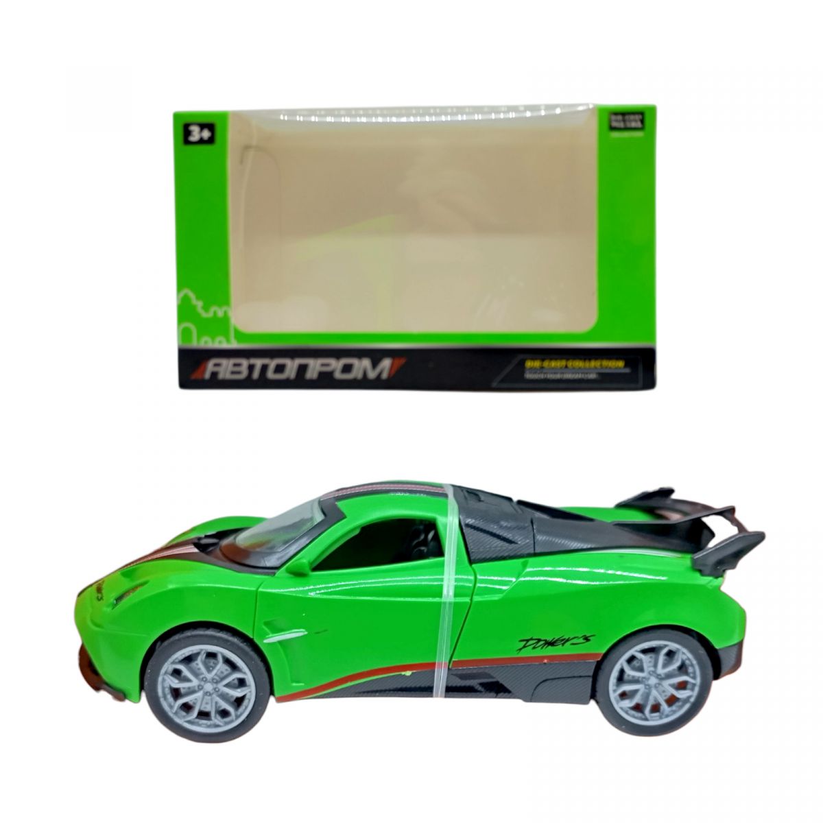 АВТОПРОМ СПОРТКАР (ЗЕЛЕНАЯ)  (кор.  16*7х10х6*6 см. )  фото 1