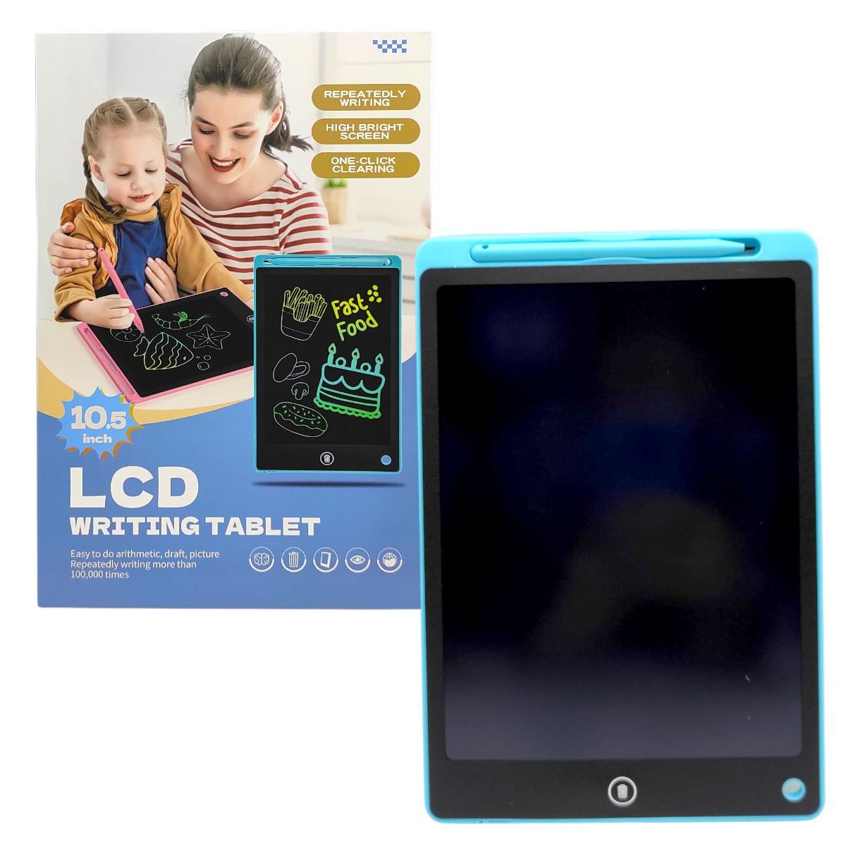 Планшет для малювання LCD "Writing Tablet" 10,5" (БЛАКИТНИЙ)  фото 1