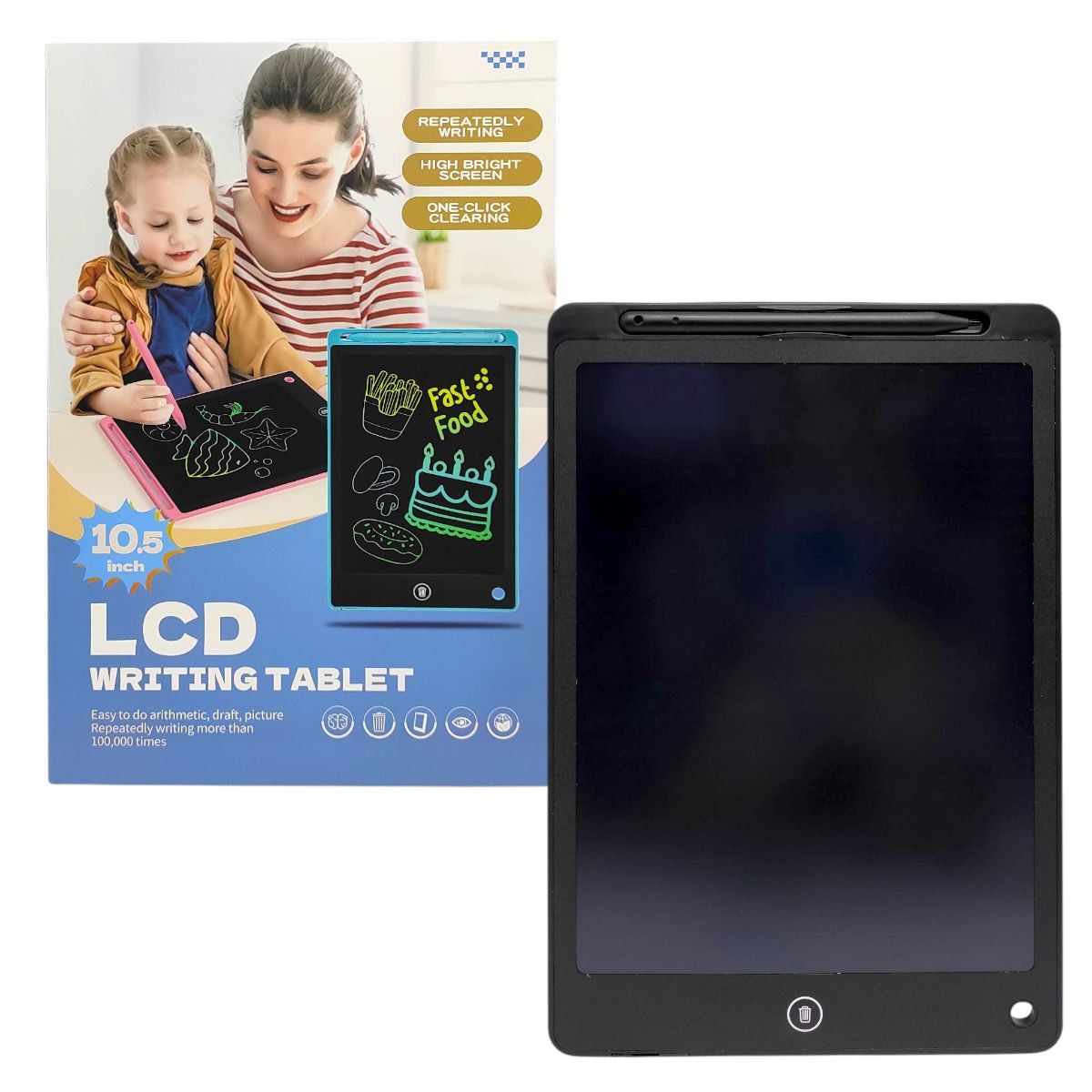 Планшет для малювання LCD "Writing Tablet" 10,5" (ЧОРНИЙ)  фото 1
