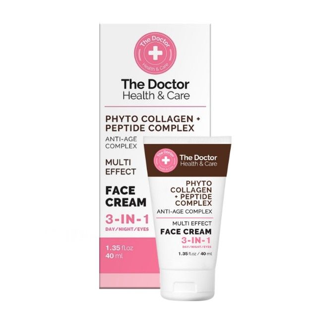 The Doctor Health & Care Крем для обличчя Phyto Collagen-Peptide Complex Face Cream 3в1, 40мл  фото 1