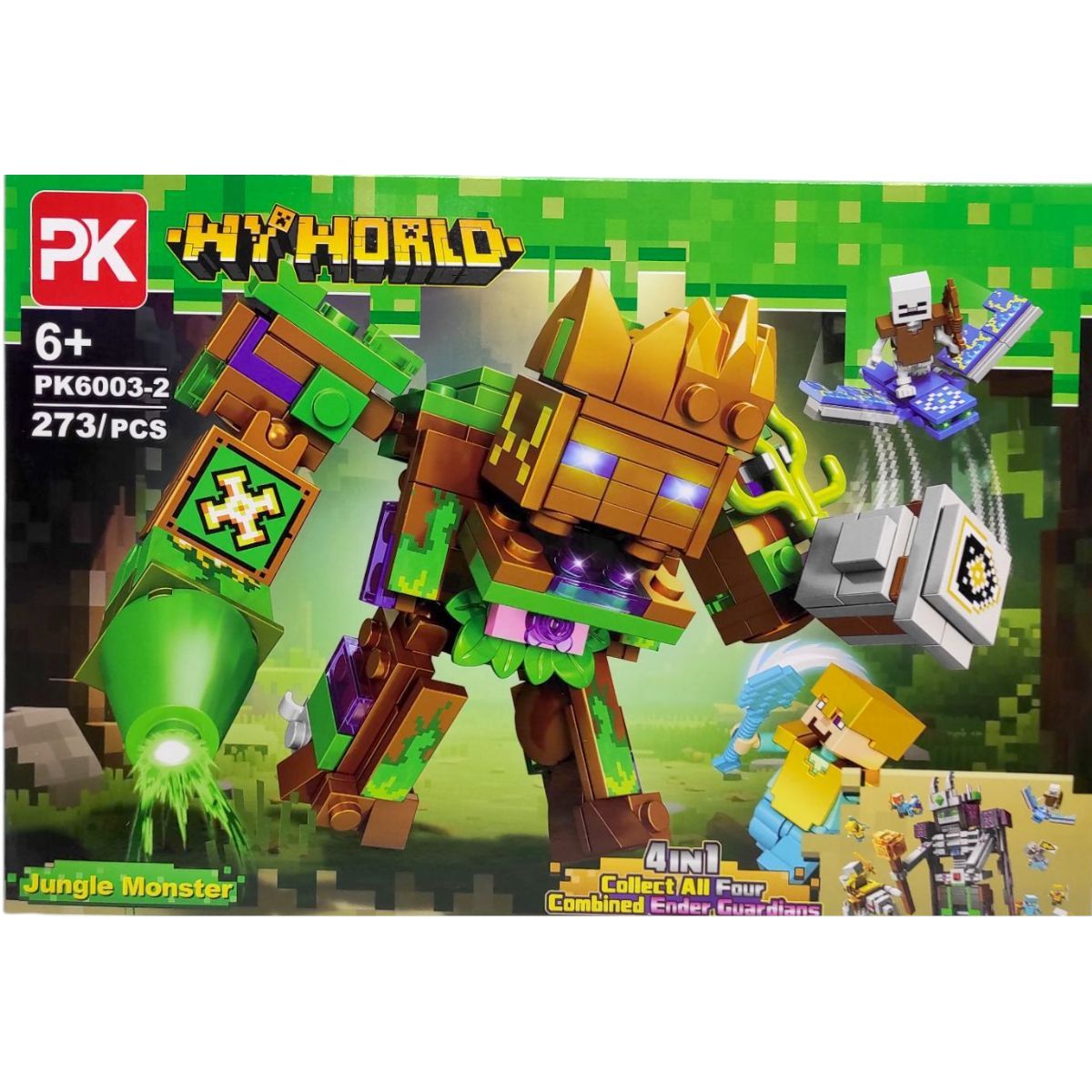 КОНСТРУКТОР "MINECRAFT/Майнкрафт" (ВИД 2) коробка - 34,5х24х5 см  фото 1