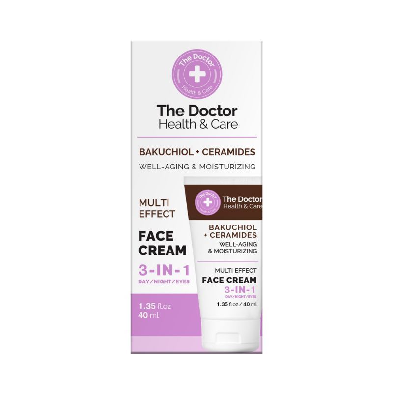The Doctor Health & Care Крем для обличчя Bakuchiol + Ceramides Face Cream 3в1, 40мл  фото 1