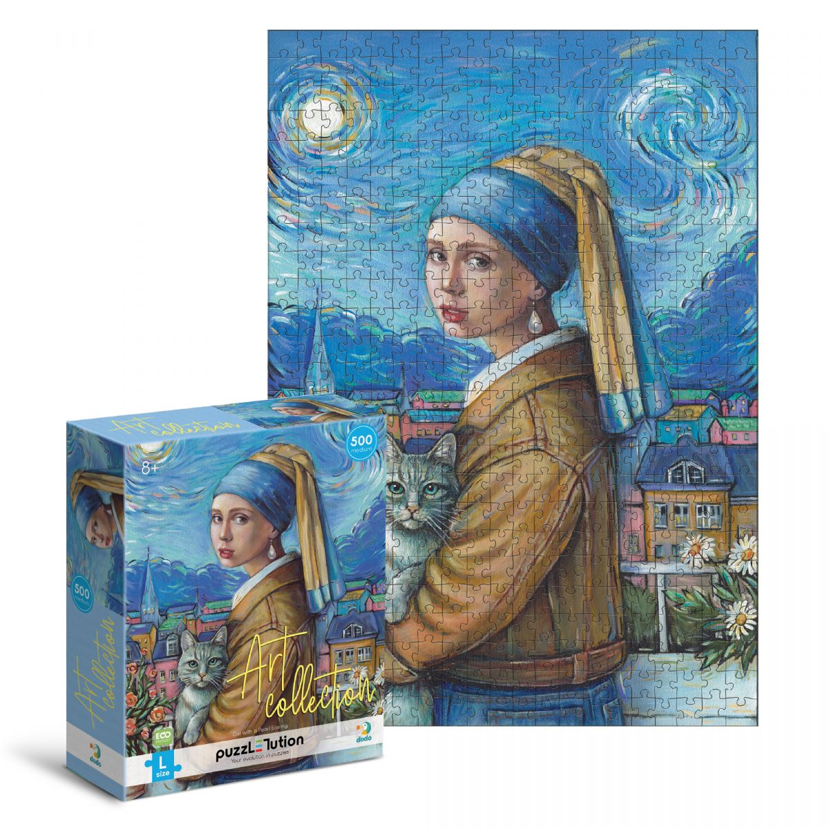 Пазл "Dodo Art.  Дівчина з перловою сережкою" 500 ел  фото 1