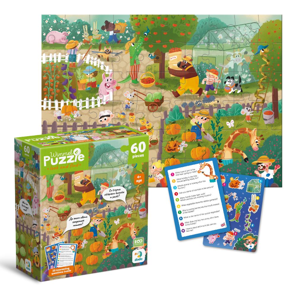 Віммельпазл "У селі", 60 ел  фото 1