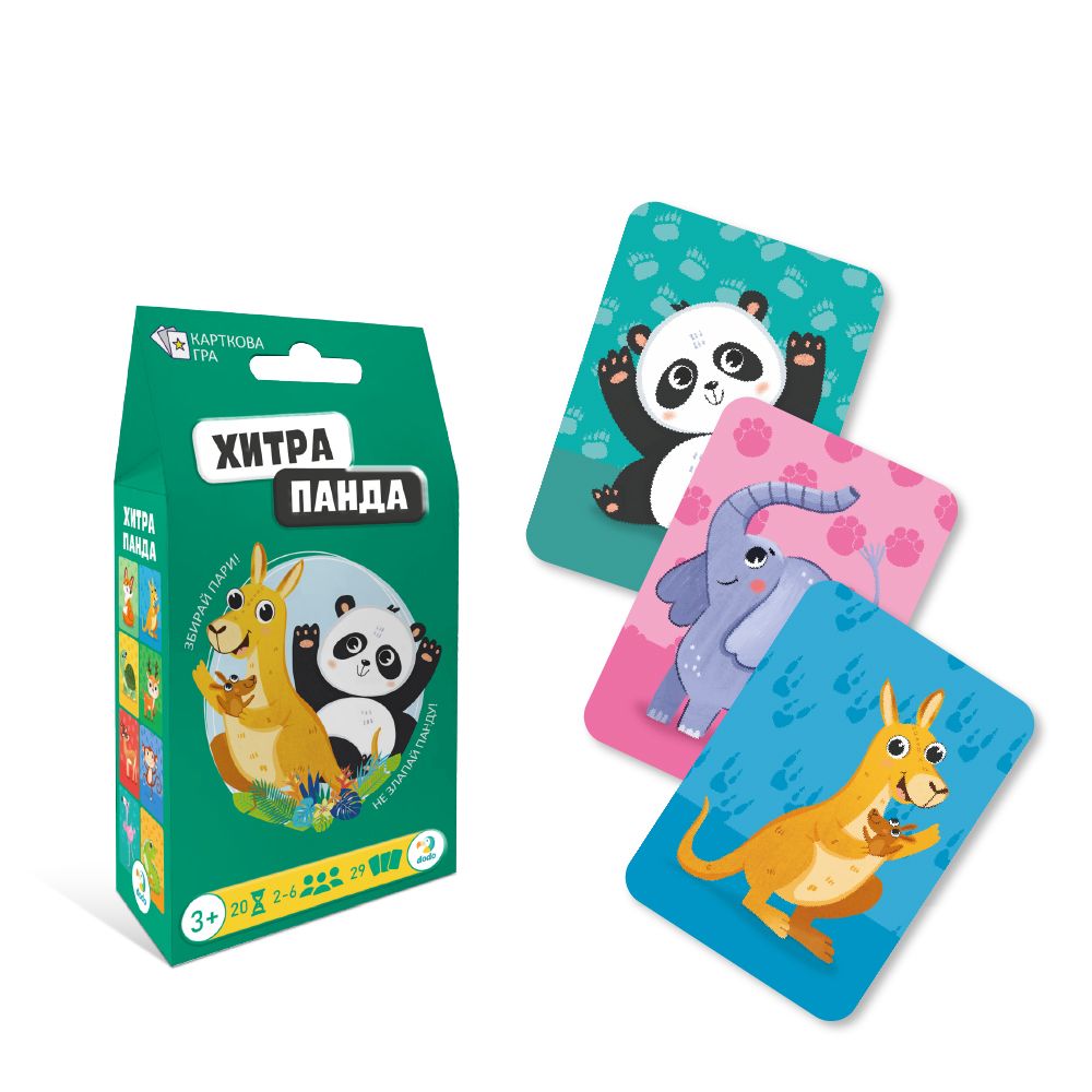 Карткова гра «Хитра панда» укр  фото 1