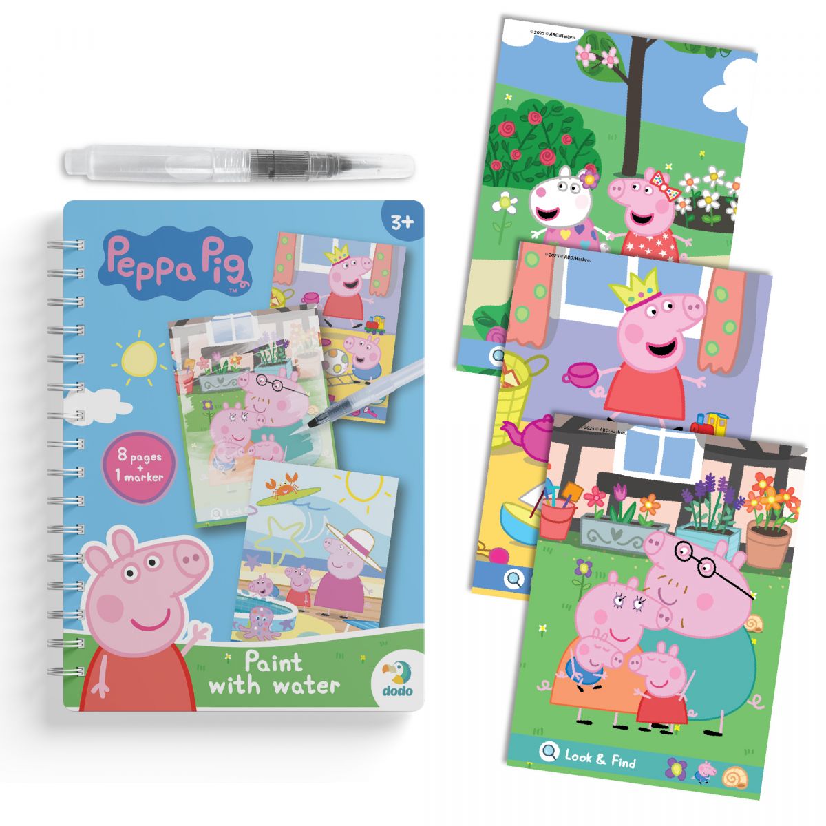 Водна розмальовка "Peppa Pig" 8 сторінок  фото 1