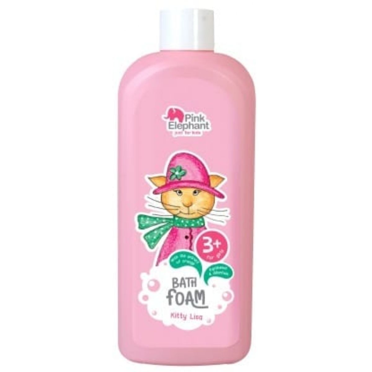 Pink Elephant Дитяча піна для ванни Кішечка Ліза, 500мл  фото 1