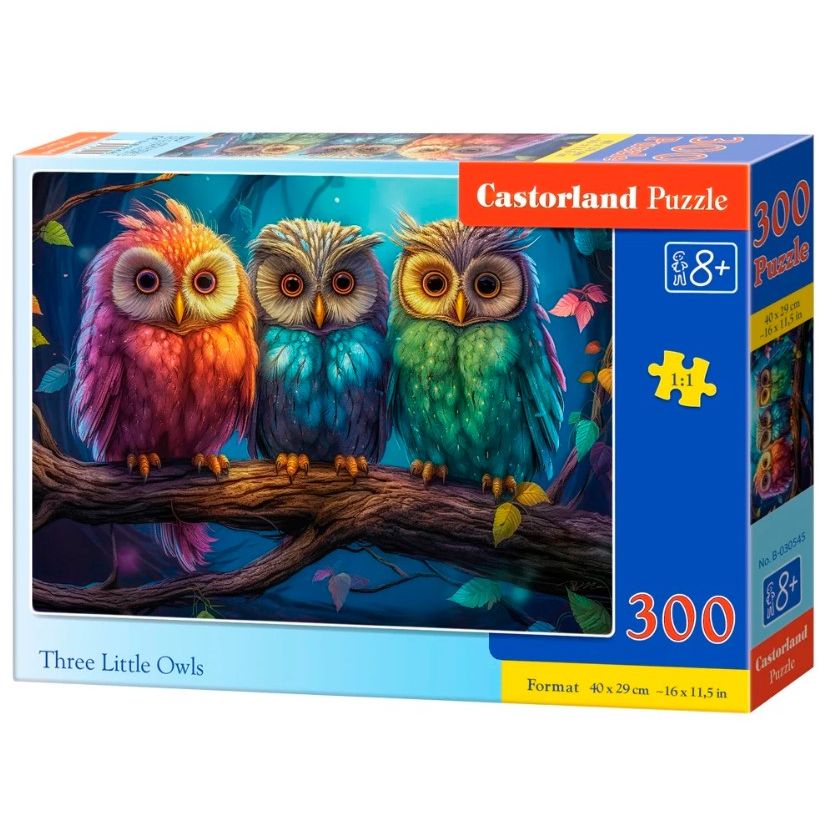 Пазли "Три маленькі сови", 300 елементів  фото 1