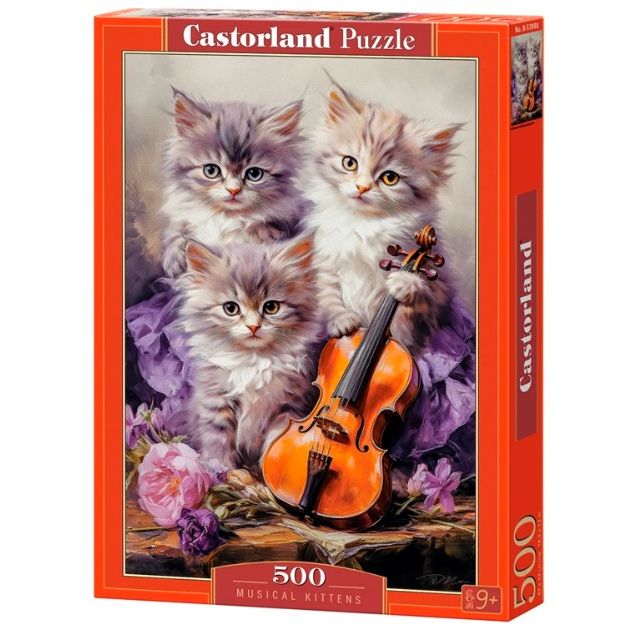 Пазли "Музичні кошенята" 500 елементів  фото 1