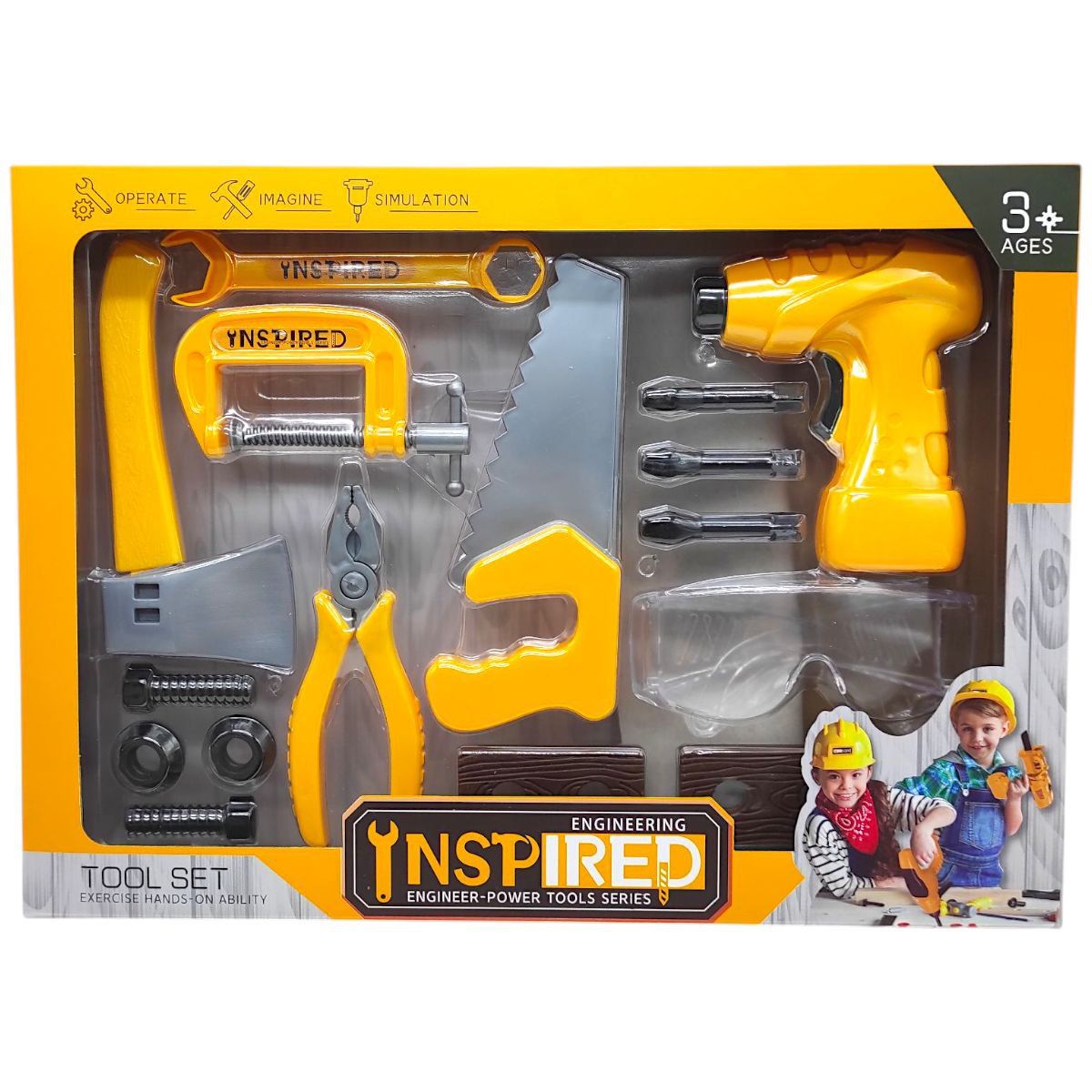 Набір інструментів ігровий (ВИД 2) коробка 41,4х30х6,5 см  фото 1