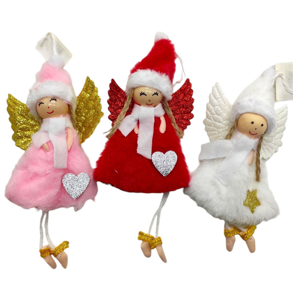 Прикраса-іграшка ялинкова "ЯНГОЛЯТКО" мікс  фото 1