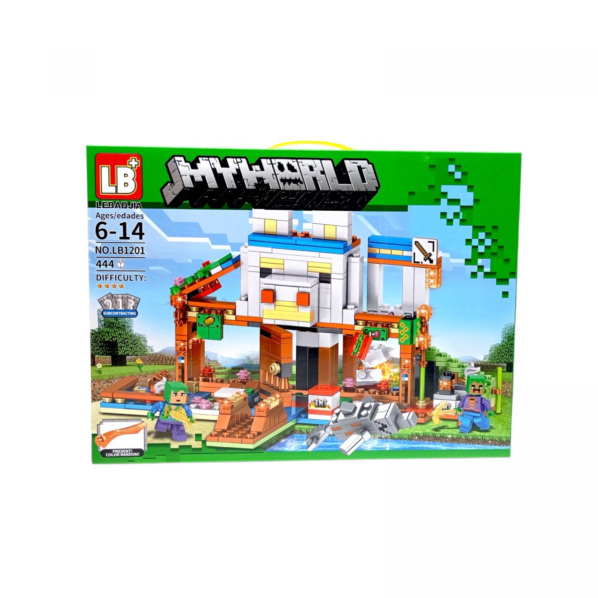 КОНСТРУКТОР MINECRAFT (444 ДЕТАЛІ)  фото 1