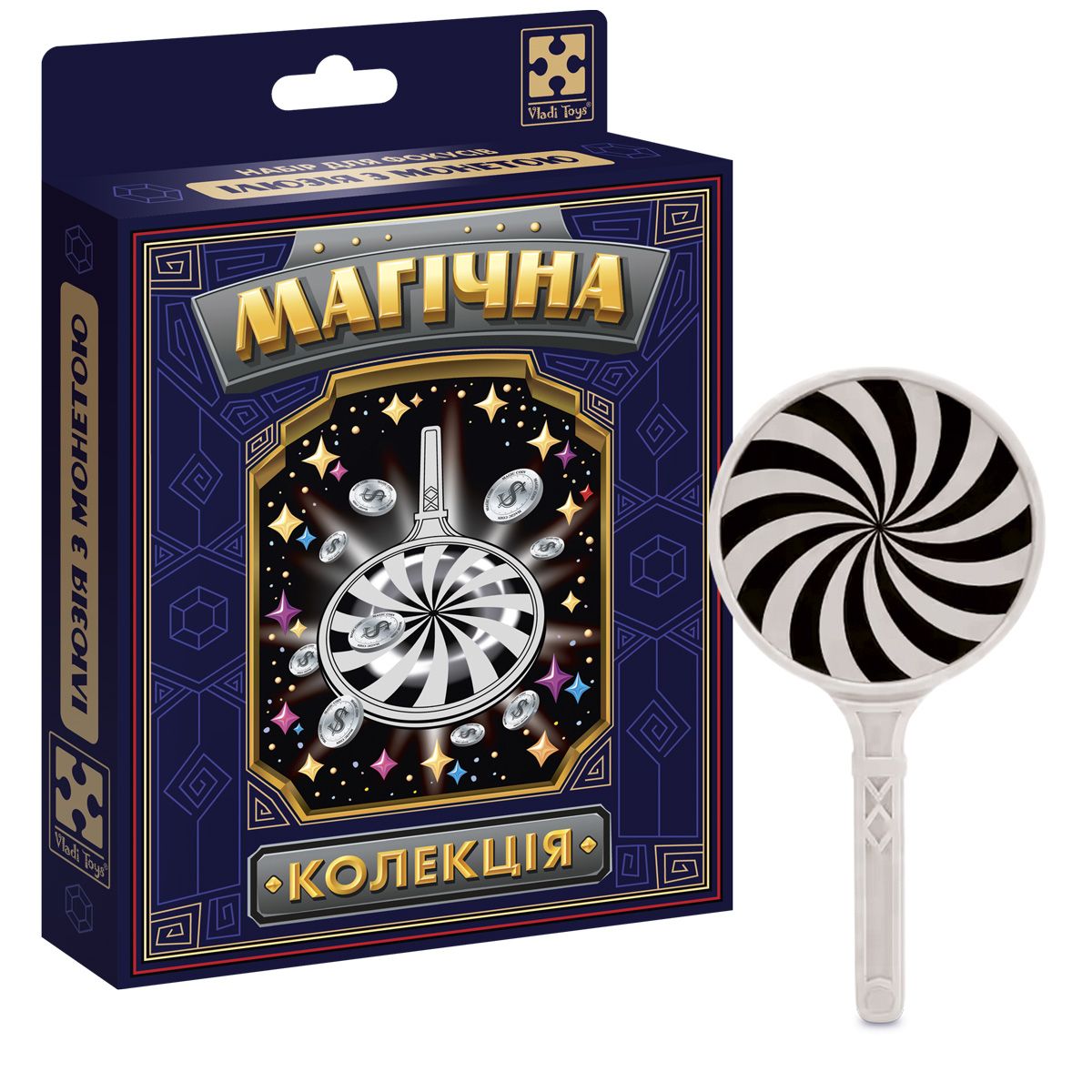 Игра настольная (набор для фокуса) "Магическая коллекция.  Иллюзия с монетой"  фото 1