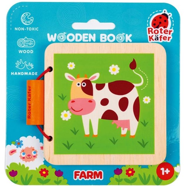 Деревянная игрушка "Деревянная книга.  Ферма"  фото 1