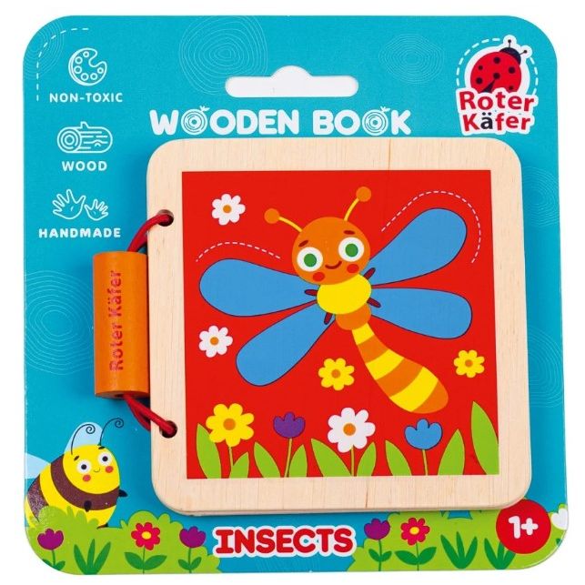 Деревянная игрушка "Деревянная книга.  Насекомые"  фото 1