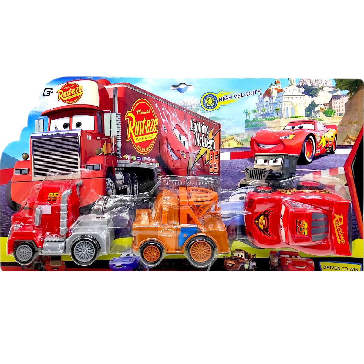 Набор машинок "Тачки", 3 шт  фото 1