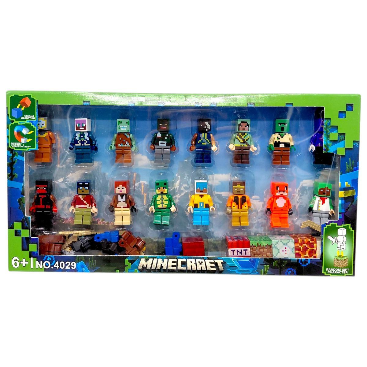 Набір героїв (14 фігурок, 6 кубиків, магнітні елементи)  фото 1