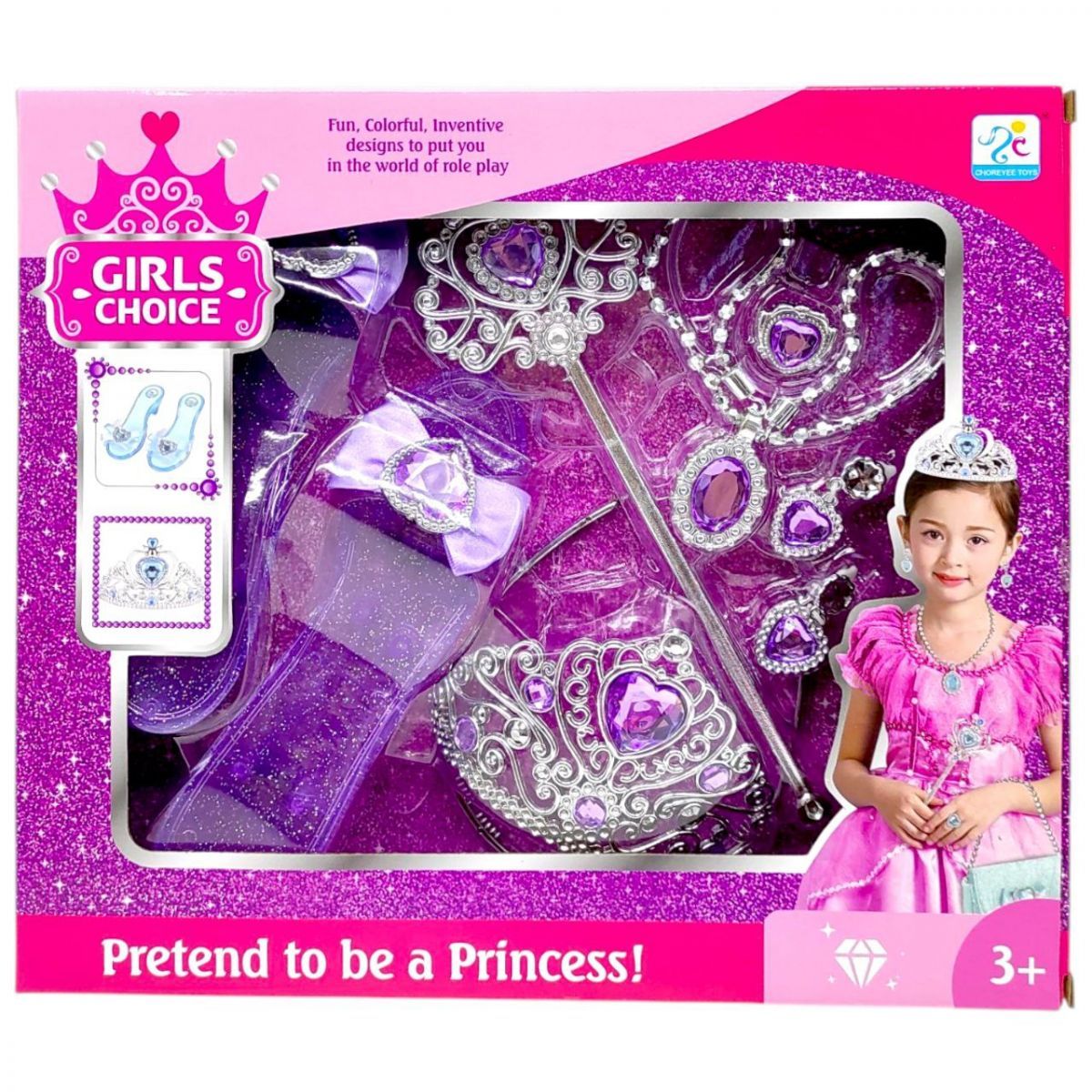 Уценка.  Біжутерія, набір прикрас з взуттям (ФІОЛЕТОВА) - М'ЯТИЙ КУТ  фото 1