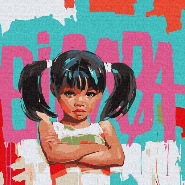 Картина за номерами - "Бімба" ©Mariia Kotiuzhynska, 50х50см  фото 1