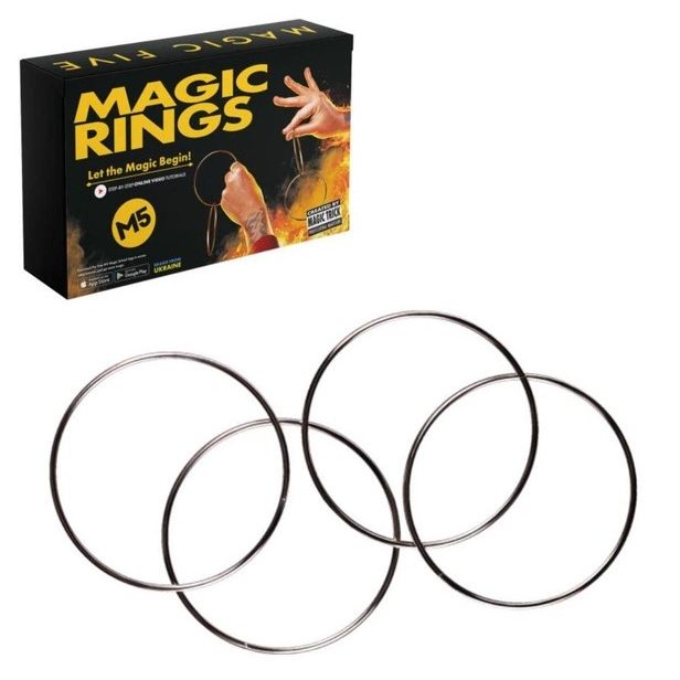 Пристрій для демонстрації фокусів і трюків в ігровій формі "Magic Five – Magic Rings"  фото 1