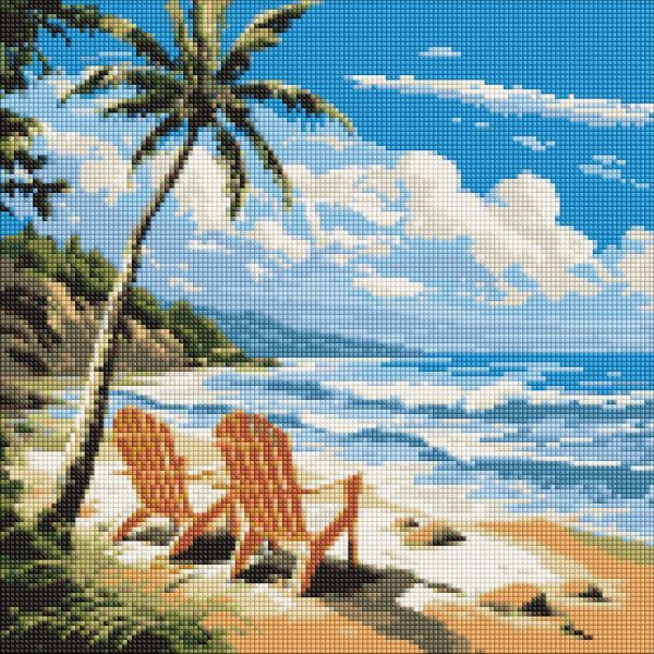 Алмазна мозаїка - "Світ для закоханих" ©art_selena_ua, 40х40см  фото 1