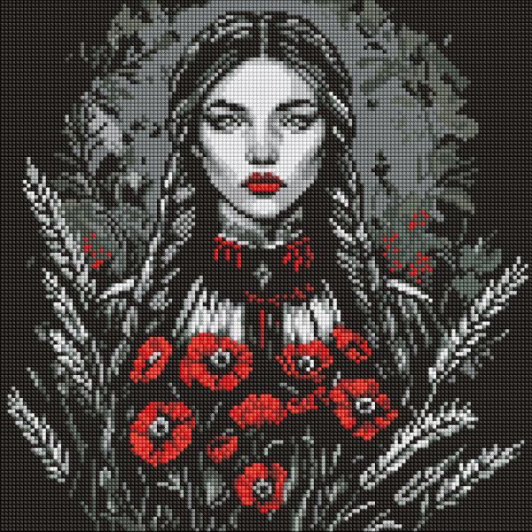 Алмазна мозаїка - "Жіноча сила" ©art_selena_ua, 40х40см  фото 1