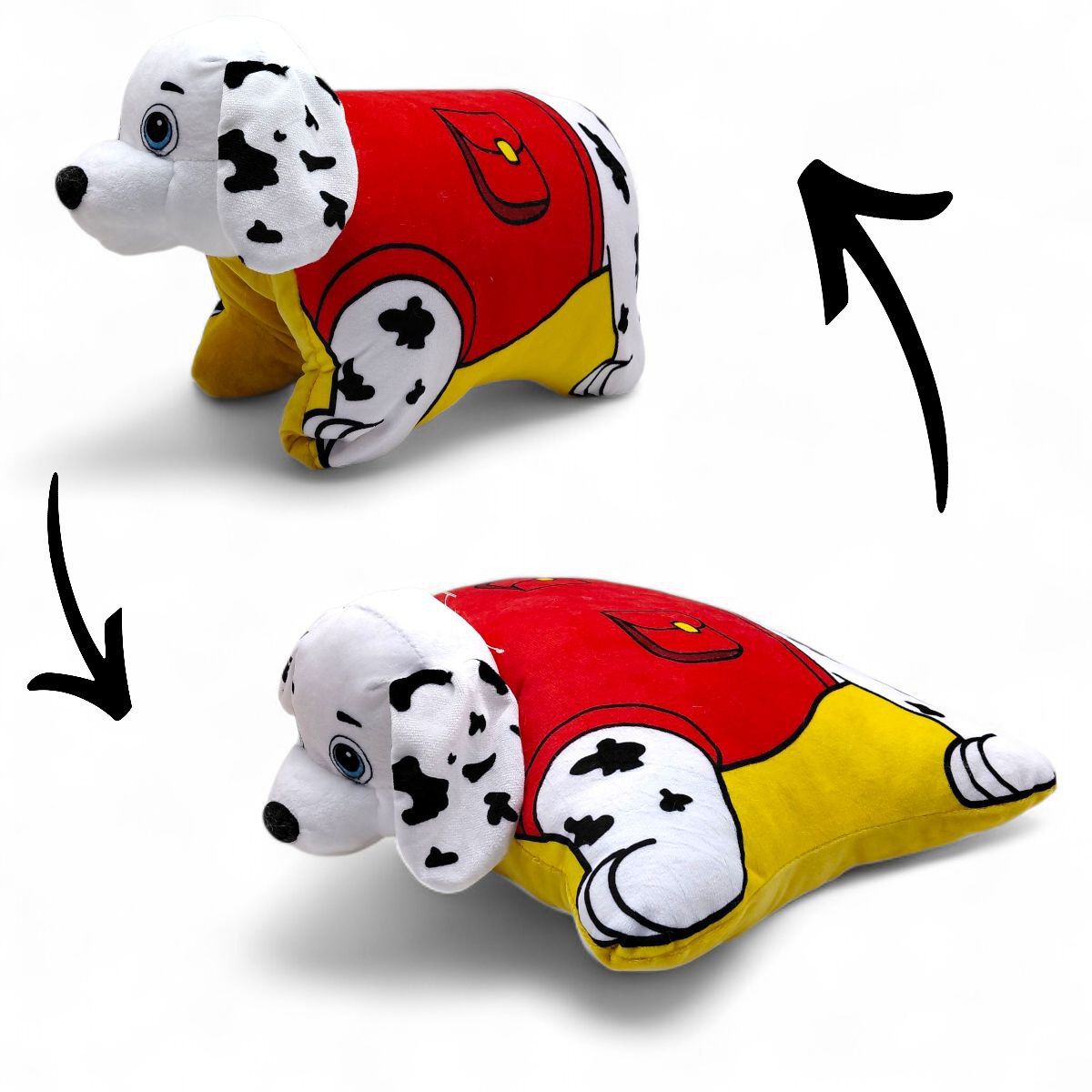 М'яка іграшка "Подушка-складушка.  Песик" 43 см  фото 1