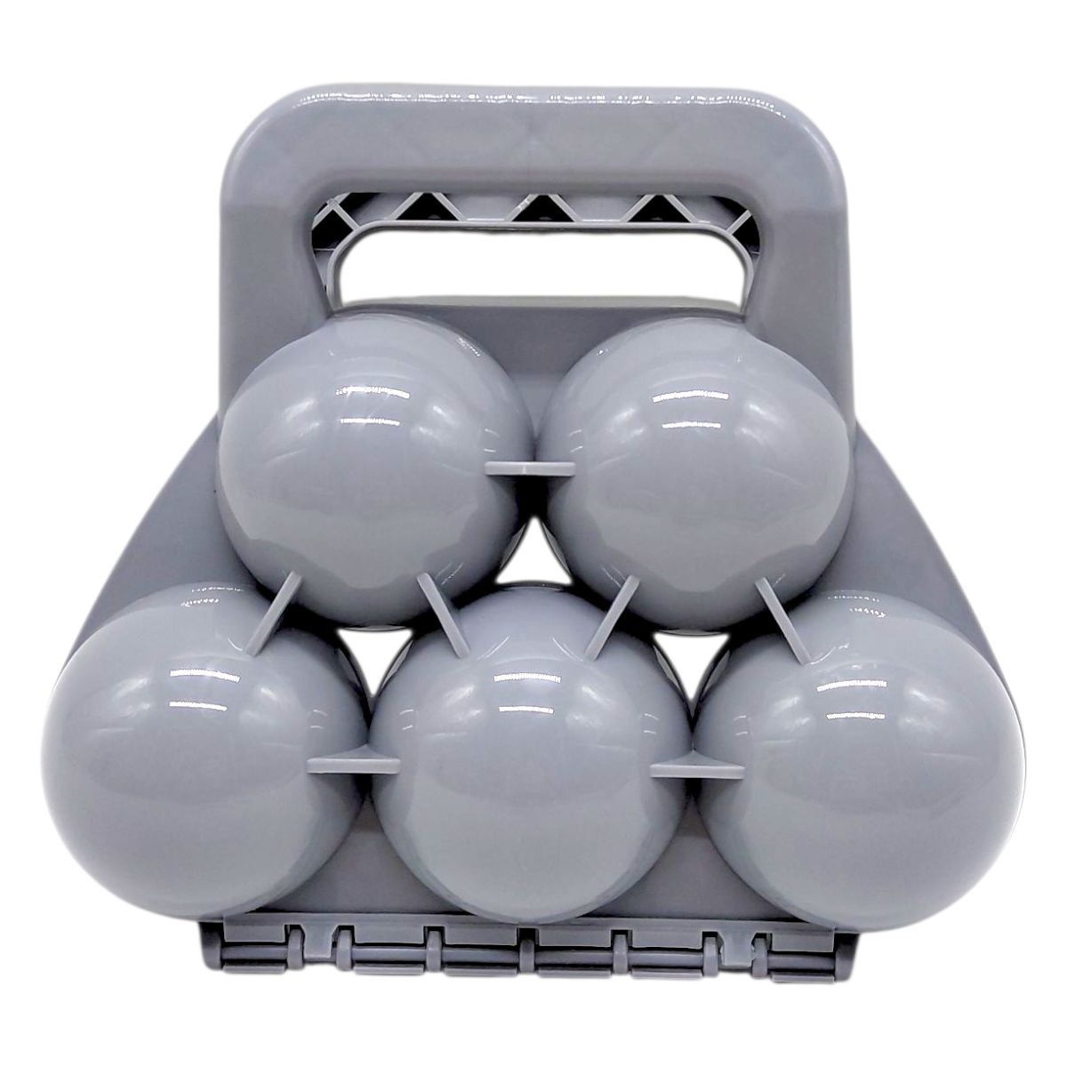 Сніжколіп  5 сніжок, у сітці (СІРИЙ)  фото 1