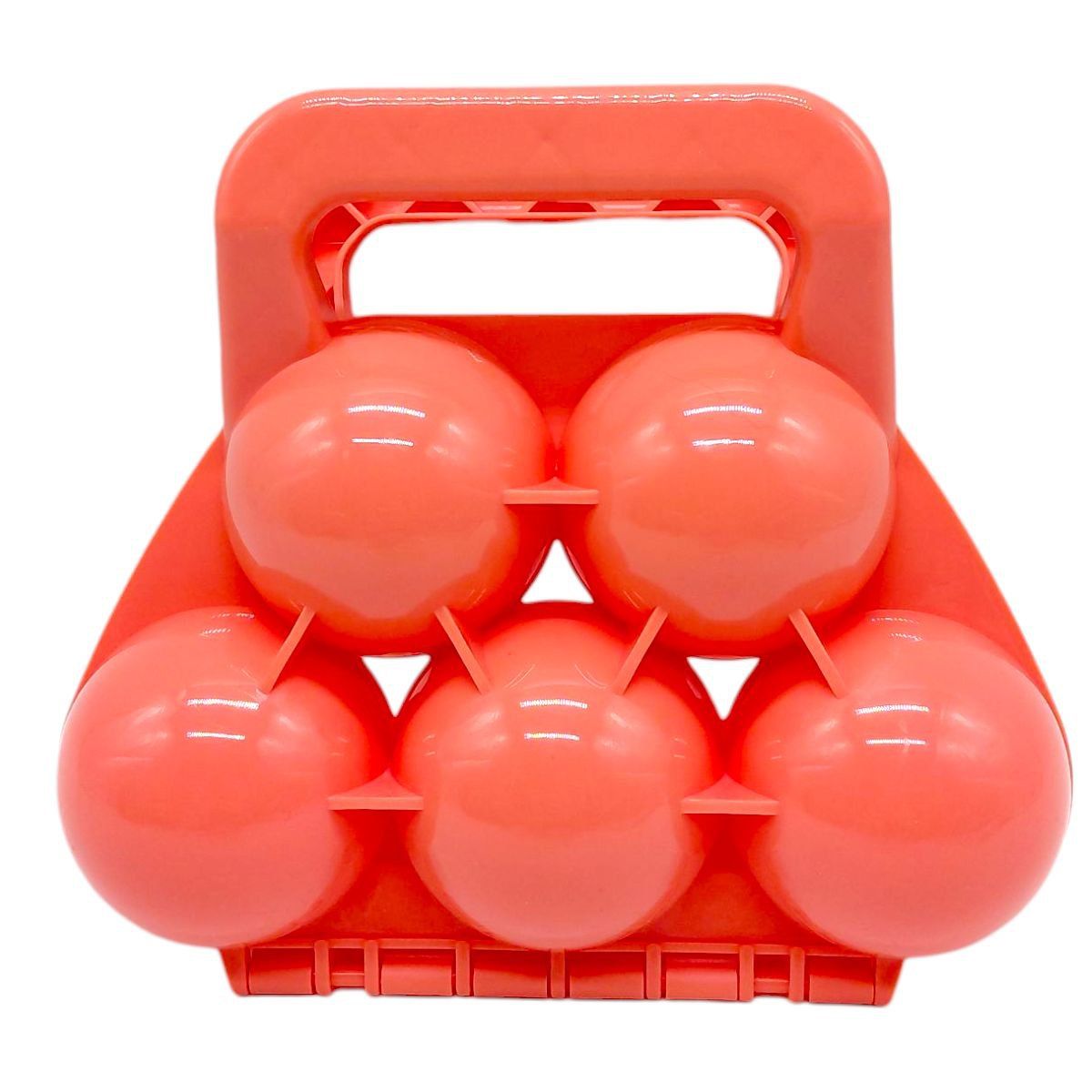 Сніжколіп  5 сніжок, у сітці (РОЖЕВИЙ)  фото 1