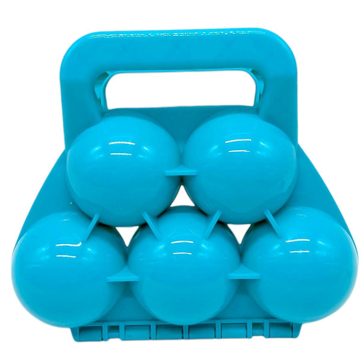 Сніжколіп  5 сніжок, у сітці (БІРЮЗОВИЙ)  фото 1