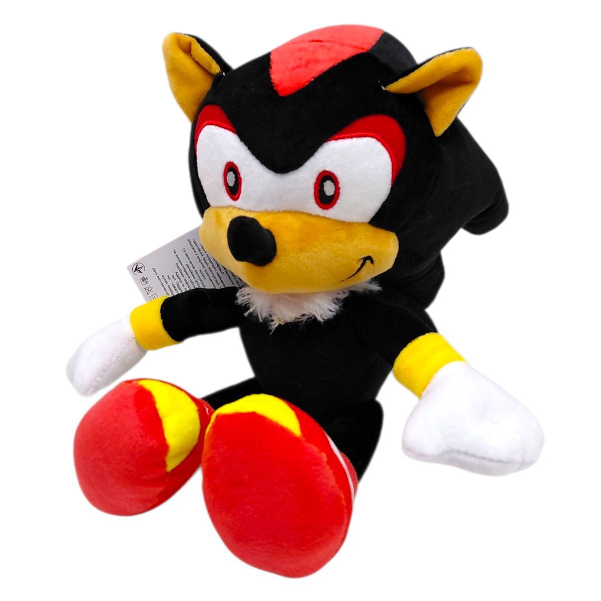 М'яка іграшка "Їжак Сонік", чорний 29 см  фото 1