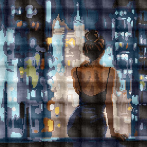 Алмазна мозаїка - "Кінець вечірки" ©art_selena_ua, 40х40см  фото 1