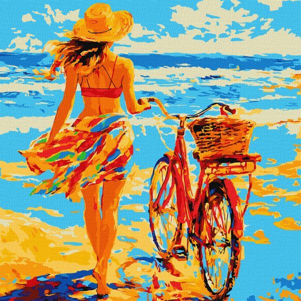 Картина за номерами - "Зустрічай літо" ©art_selena_ua, 40х40см  фото 1