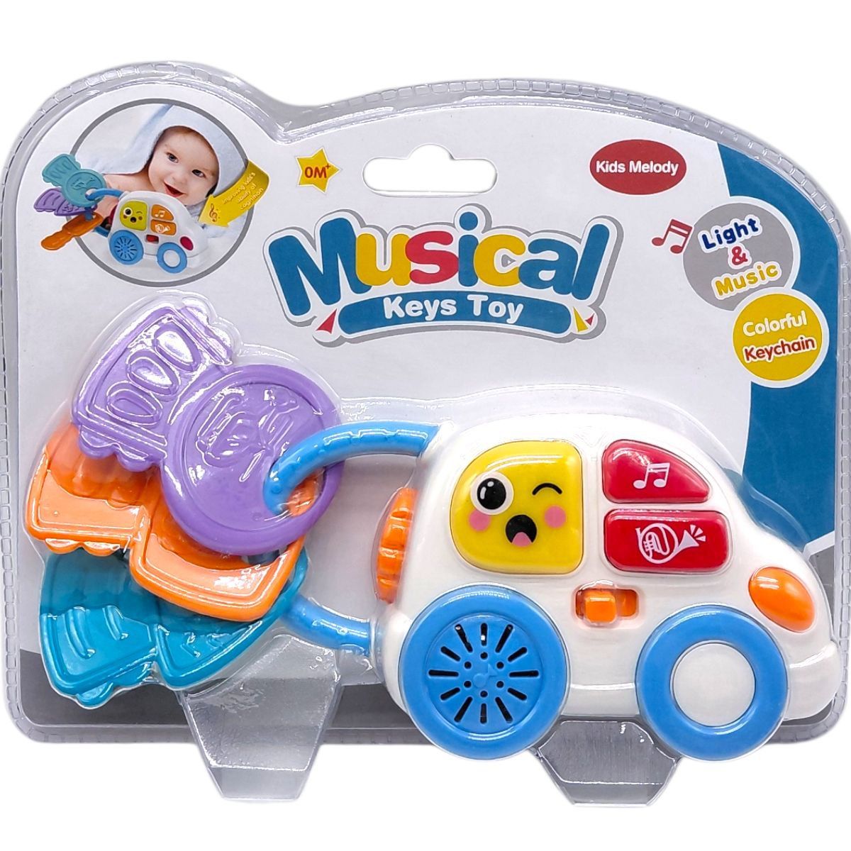 Брязкальце "Легкова з ключиками" пакування 22*4,6*18 см  фото 1