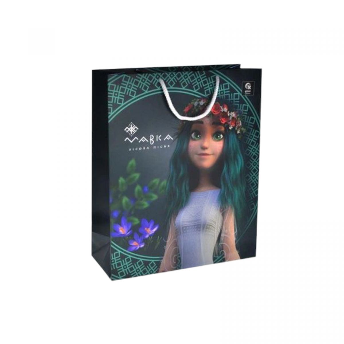 Пакет паперовий M "Мавка" р. 27x33x11 см  фото 1