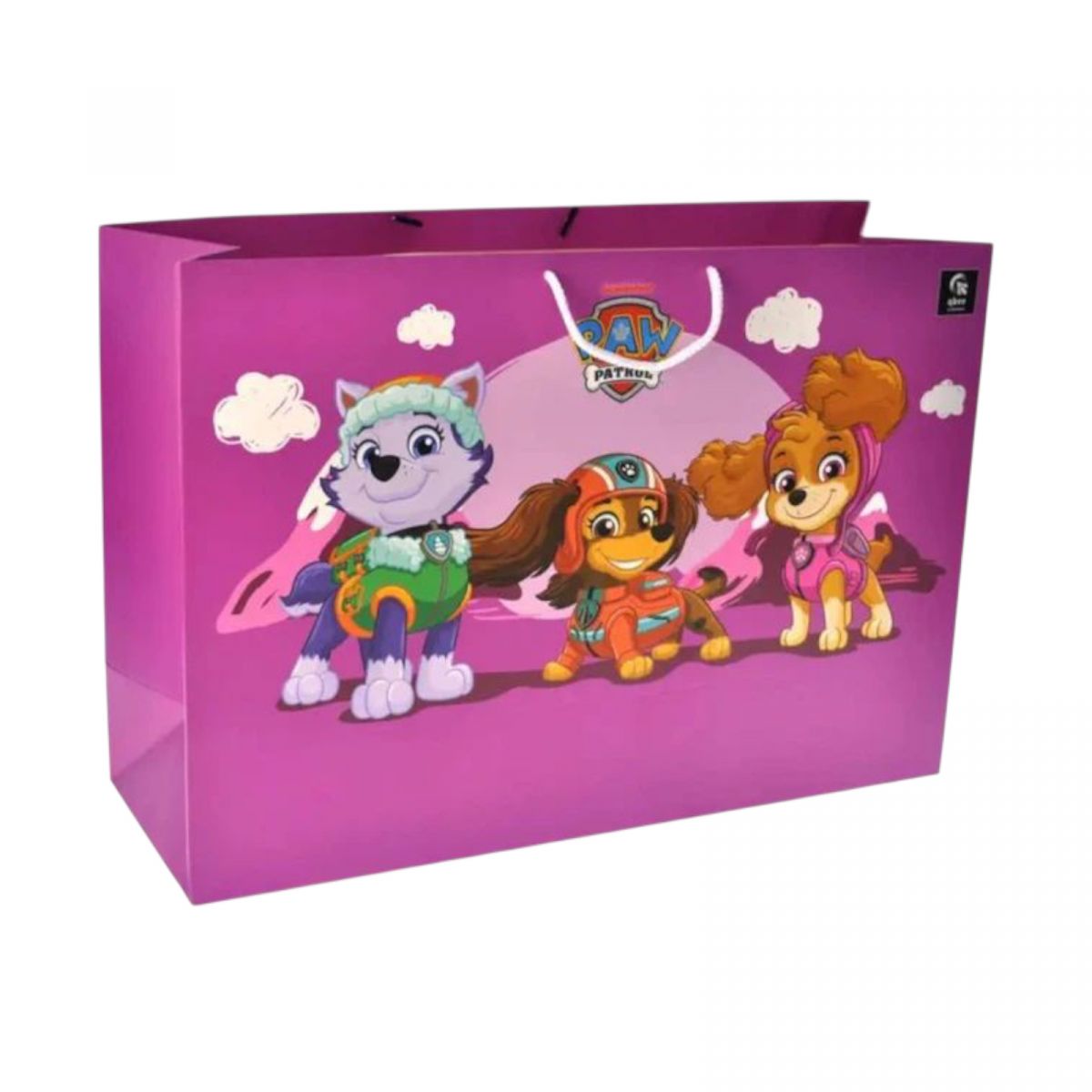 Пакет бумажный XL "Щенячий Патруль: Команда девушек" р. 50x35x17 см  фото 1