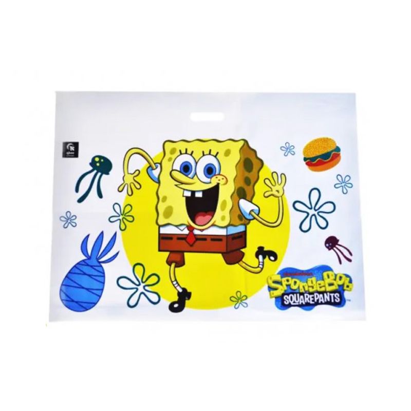 Пакет поліетиленовий (XL) "Губка Боб" р. 75x55 см  фото 1