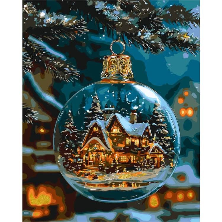 Картина за номерами "Тепло різдвяної ночі" 40х50 см  фото 1