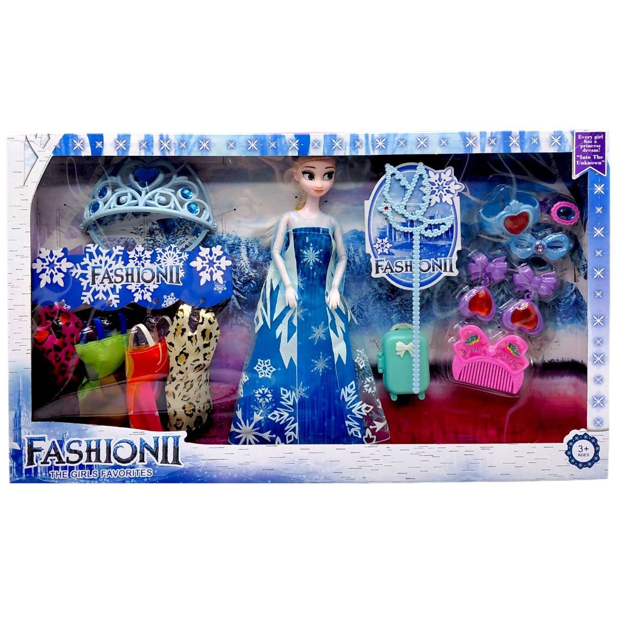 Кукла с аксессуарами "Холодное сердце" (герои, высота 31 см, одежда, аксессуары, украшения для ребенка)  фото 1