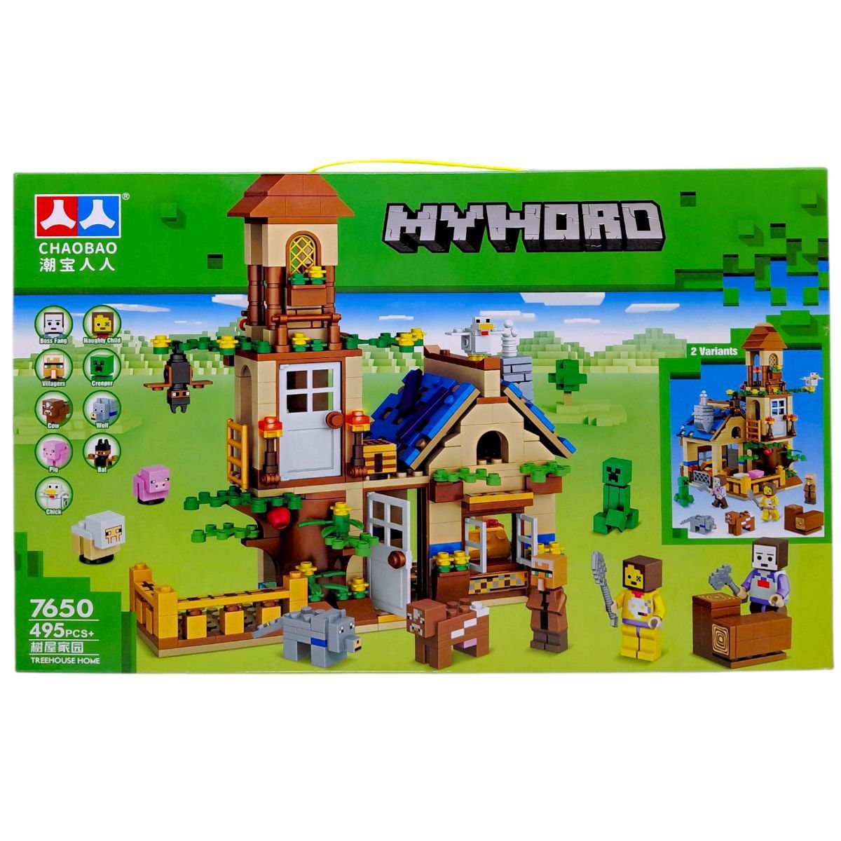 Конструктор "Майнкрафт/Minecraft" 495 деталей, в коробці 48х30х7 см  фото 1